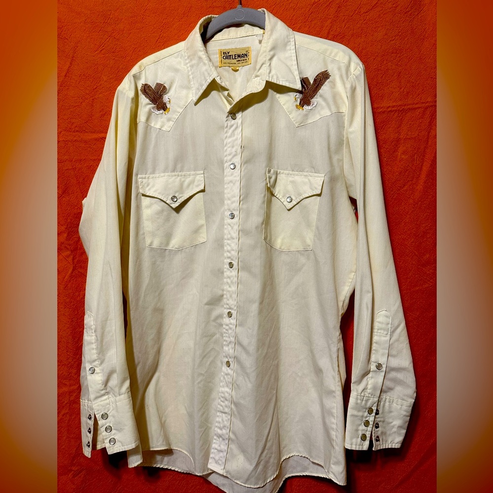 Men or Women’s Embroidered Eagle Cowboy Vintage Shirt